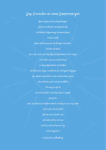 Das Erwachen an einem Sommermorgen